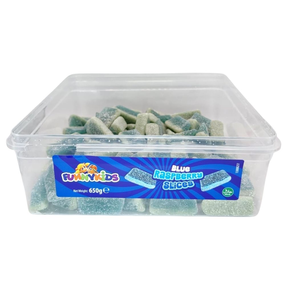 Blue raspberry Slices 650g