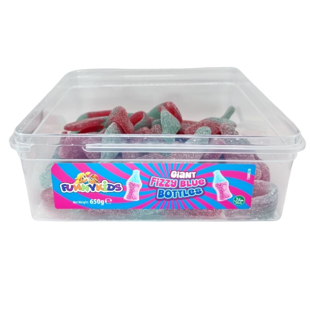 Giant Fizzy Blue Bottles 650g